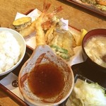 天ぷら割烹 いけだ - 天ぷら定食。