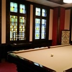 雲仙観光ホテル - ビリヤード室。