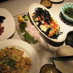 南の居酒屋 海遊亭 - 沖縄ソーセージ・ふーチャンプルー・刺身・イカ墨塩焼きそば・海ブドウ