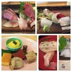 鳥音 - お刺身定食！久しぶりの那珂湊の鳥音さん！
            これだけの種類の魚に前菜、吸い物、デザート付きはありがたい！