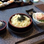 Aiba - ランチの単品 ミニネギトロ丼 ミニうどん