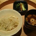 祇園迦陵 - 今回は鯛と牛蒡の釜飯