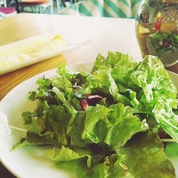 シンガポール・シーフード・リパブリック 大丸梅田 - チリクラブ＆チャーハンランチ　サラダ