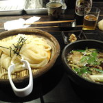 山元麺蔵 - 牛のホルモンのつけ麺