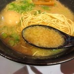 河童ラーメン本舗 - 濃いめスープアップ