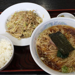 香新 - Bランチ ラーメン 野菜炒め ライス