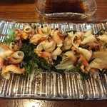 コマ貝の刺身です。