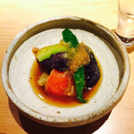 祇園楽味 - 野菜の揚げ出し