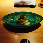 祇園楽味 - 付き出しの、雲丹など