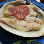 ホッキ貝 酒盗焼き