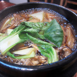 焼貝うぐいす - 肝のすき焼き。
      