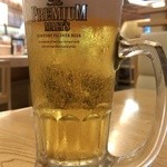 h Edomae Gatten Sushi - 生ビール（570円外)
