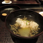 くろぎ - 鱧とじゅんさいのお椀2015.7