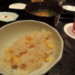 くろぎ - とうもろこしご飯2015.7