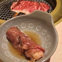 焼肉 銀座コバウ 特別室 - サーロインを和風出汁で