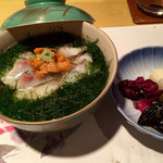 味野里香 - H27.07.25 鯛茶漬け　雲丹乗せ