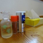 喜一 - テーブルの上