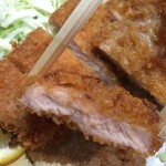 藪伊豆小宮商店 - 201507  藪伊豆 ★トンカツ定食（750円）★トンカツ ※やや硬め。家庭的な味わい