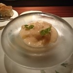 NOUVE - オマール海老のコンフィと桃づくしの一皿