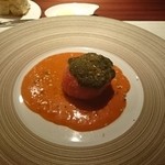 NOUVE - エスカルゴとフルーツトマトファルス　〜トマトとデュカのソース〜