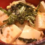 Udon Yamakawa - 鶏そぼろと豆腐の丼です