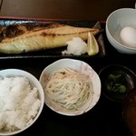 Izakaya Ryuu - サバ塩定食７５０円。