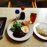 ジョイフル - 料理写真:モーニングハンバーグプレート