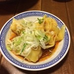 中国ラーメン揚州商人 - 皿蝦ワンタン