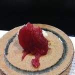 山猫軒 - 熊本、馬肉赤身　酢飯をそえて