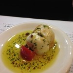 山猫軒 - モッツラレラ水牛のローマ風串焼きアンチョビソース