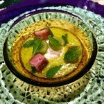 SALONE 2007 - シチリアの香り：青トマト・リコッタ・カツオ