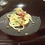 SALONE 2007 - 融合：ルンゲッティ・イカスミ・豚ラグー