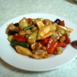安楽園 - 鶏肉と野菜の炒め物