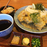 鈴家 - かしわ天ざるうどん