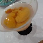 敏 - おまかせコース　うに（塩水漬）