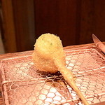 串かつ あーぼん - 三つ葉と鯛