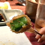 串かつ あーぼん - きぬさやベーコン