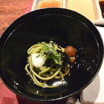 串かつ あーぼん - 茶そば