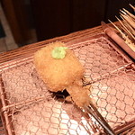 串かつ あーぼん - ごま豆腐