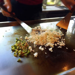 鉄板焼ステーキ 一ッ葉ミヤチク - H27.7
      チャーハン