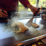 鉄板焼ステーキ 一ッ葉ミヤチク - H27.7
      焼き野菜