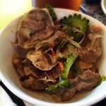 鉄板焼ステーキ 一ッ葉ミヤチク - H27.7
      サラダバーから取ってきた(*^^*)