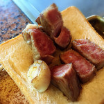 鉄板焼ステーキ 一ッ葉ミヤチク - H27.7
      チャンピオン牛