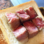 鉄板焼ステーキ 一ッ葉ミヤチク - H27.7
      特選宮崎牛