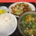 Chuugokuryouri Shisen - ホイコーロー定食(1030円)