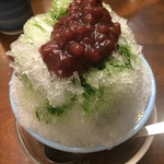 甘味おかめ - 【期間限定 夏】宇治抹茶金時のかき氷 ¥810