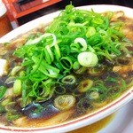 新福菜館 - 2014年4月 中華そば 白･ネギ多め･麺固め