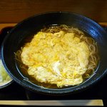 そば処 大和 - とじそばのアップ