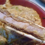 力餅食堂 - 閉じてはあるけどサクッとしたところもある脂身付いたかつで喝