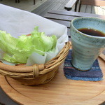 パンデカフェファリーヌ - 「Pan　de　sand」480円+「Coffe」（温）450円